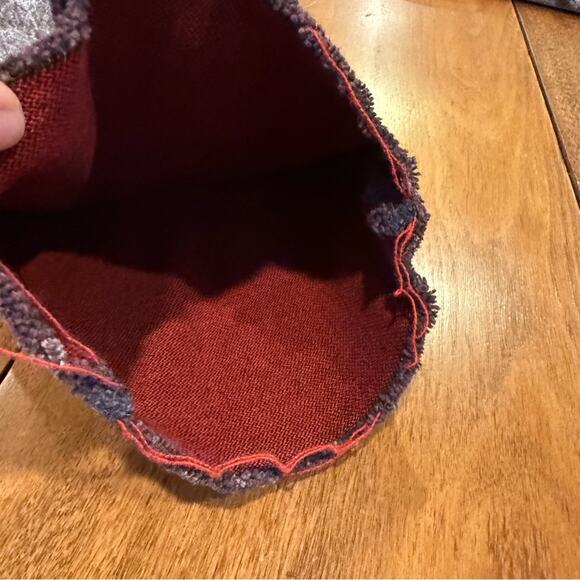 Wrangler Jeans High Rise Raw Hem Red Acid Wash Sz 3 Cowboycore Vintage USA Made - Picture 9 of 16